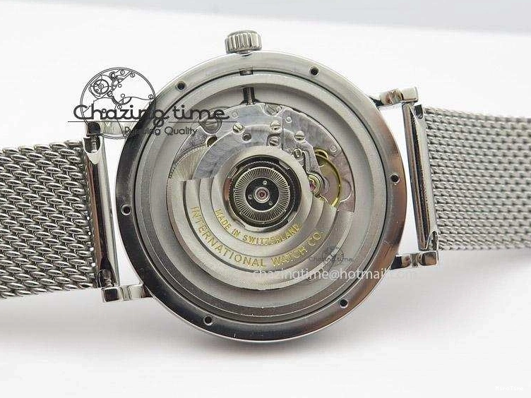 MIROTIME 0810 Portofino SCHAFFHAUSEN SS MKF 1:1 Best Edition Blue Dial On Mesh Bracelet A Versatile 7338